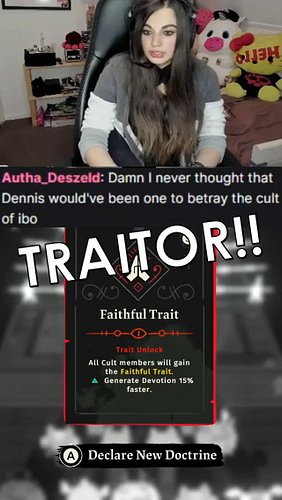 My mod went full rogue and betrayed us.
I feel personally attacked.

.
.
.

#Gaming #GamerGirl #IndieGames #Twitch #Stream #S...