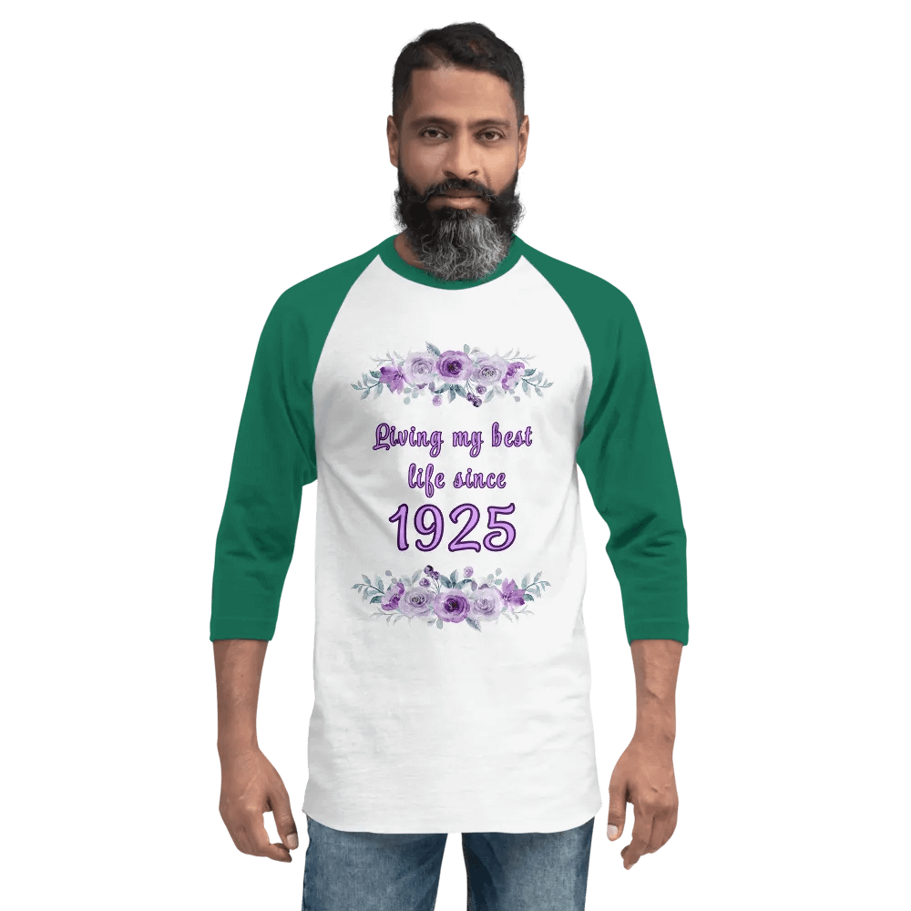 Floral Best Life since 1925 Raglan Tee product image (2)