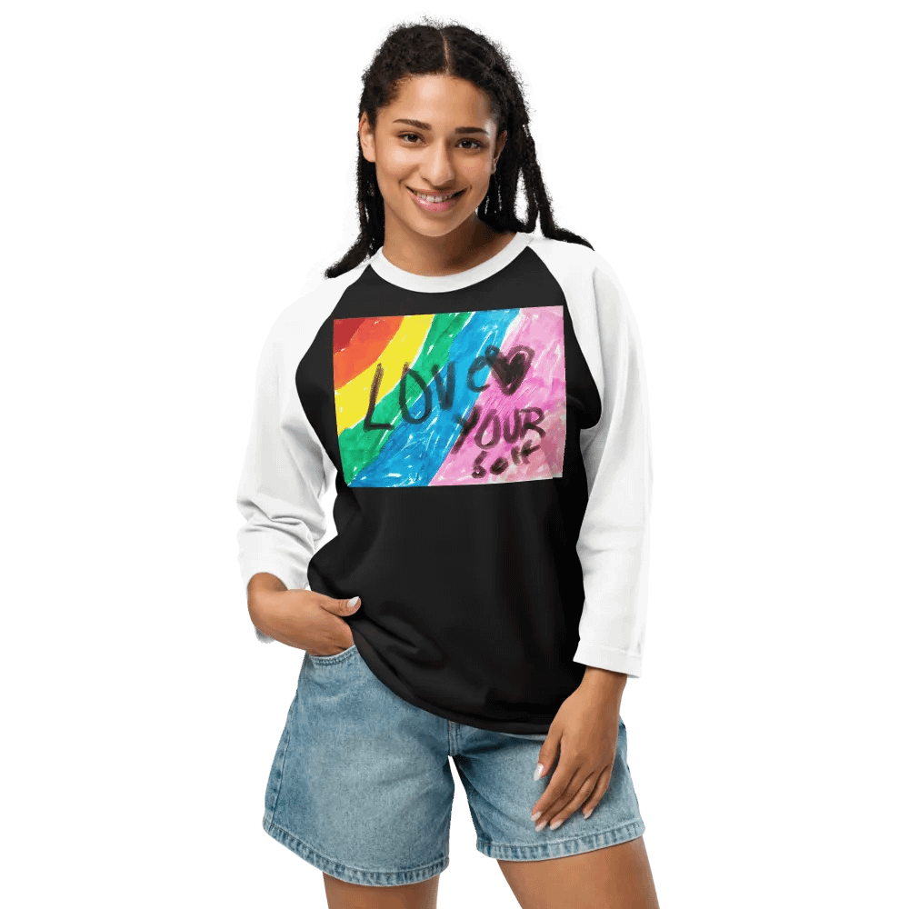 Love Yourself Original Artwork Baseball Shirt product image (18)