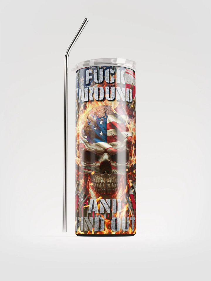 Patriotic Fury Stainless Steel Tumbler product image (1)