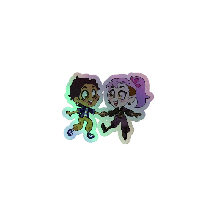 Lumity chibi Holographic stickers product image (1)