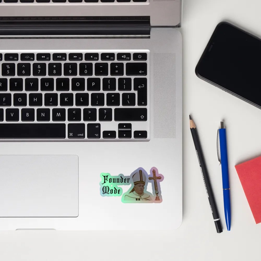 Founder Mode (Holy Edition) Halo-graphic Sticker product image (12)