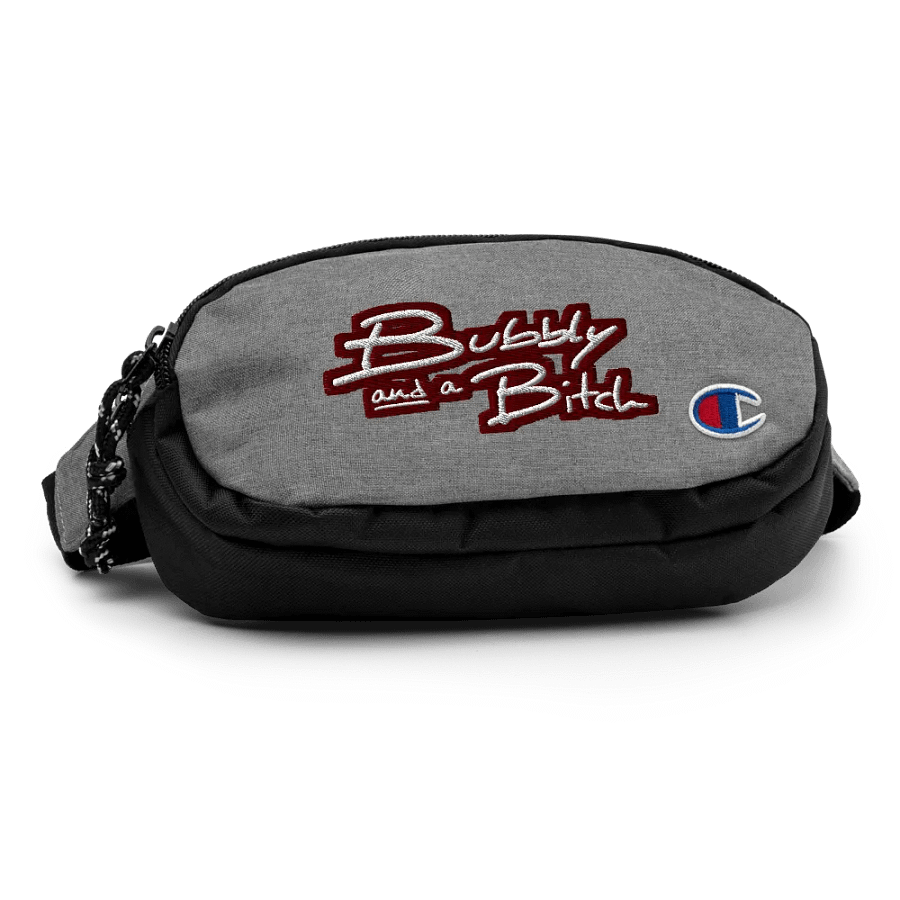 Bubbly and a B*tch (maroon bubble design 2) champion fanny pack product image (2)