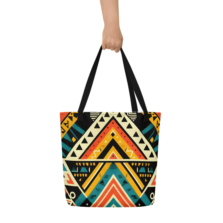 Premium Aztec Vibes Tribal Geometric Tote Bag product image (7)