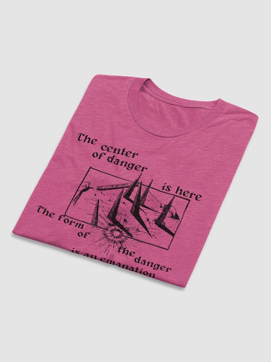 THE CENTER OF DANGER IS HERE (black) product image (30)