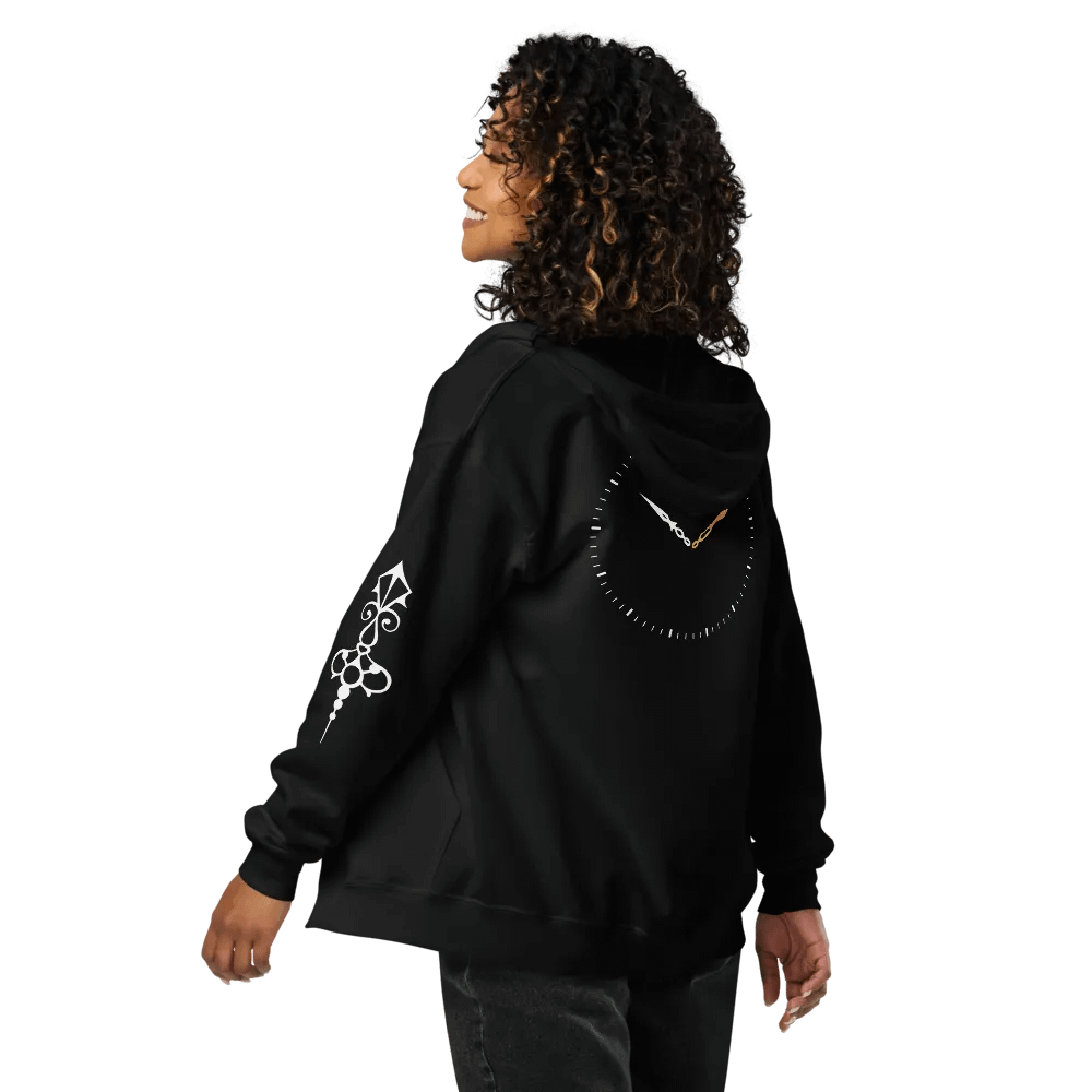 Hands of Time Zip-Up Hoodie product image (2)