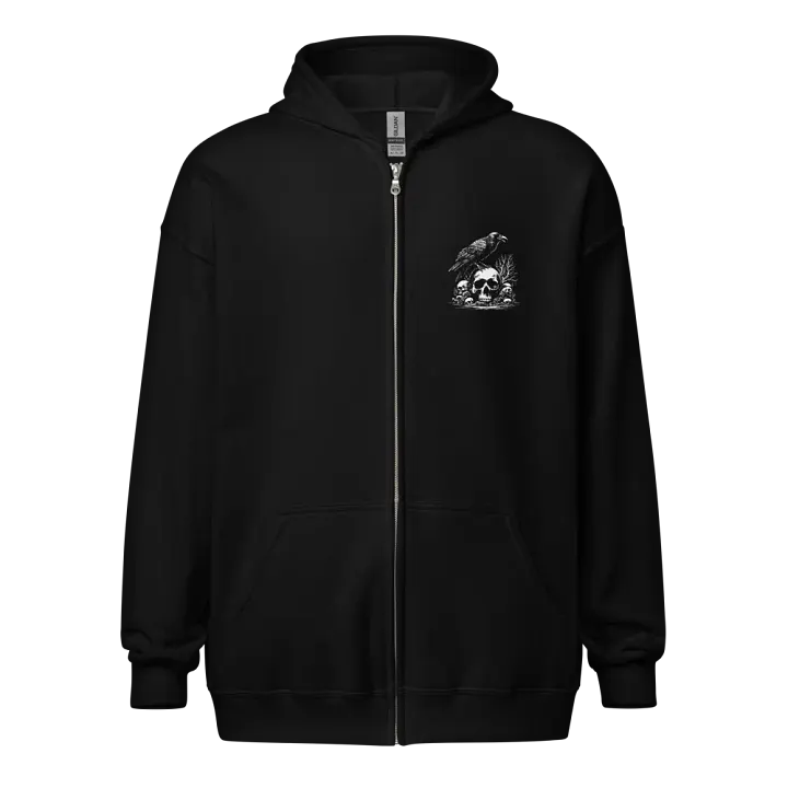 Fake Authority Raven Zip Hoodie product image (1)