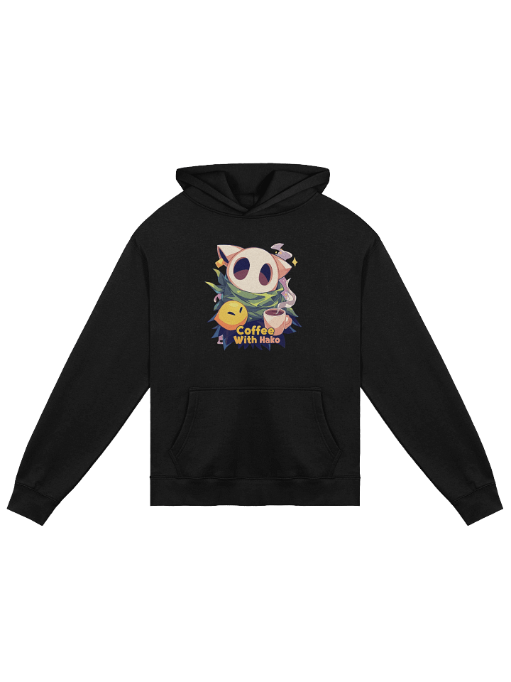 Coffee w Hako Oversized Hoodie Front Print product image (1)