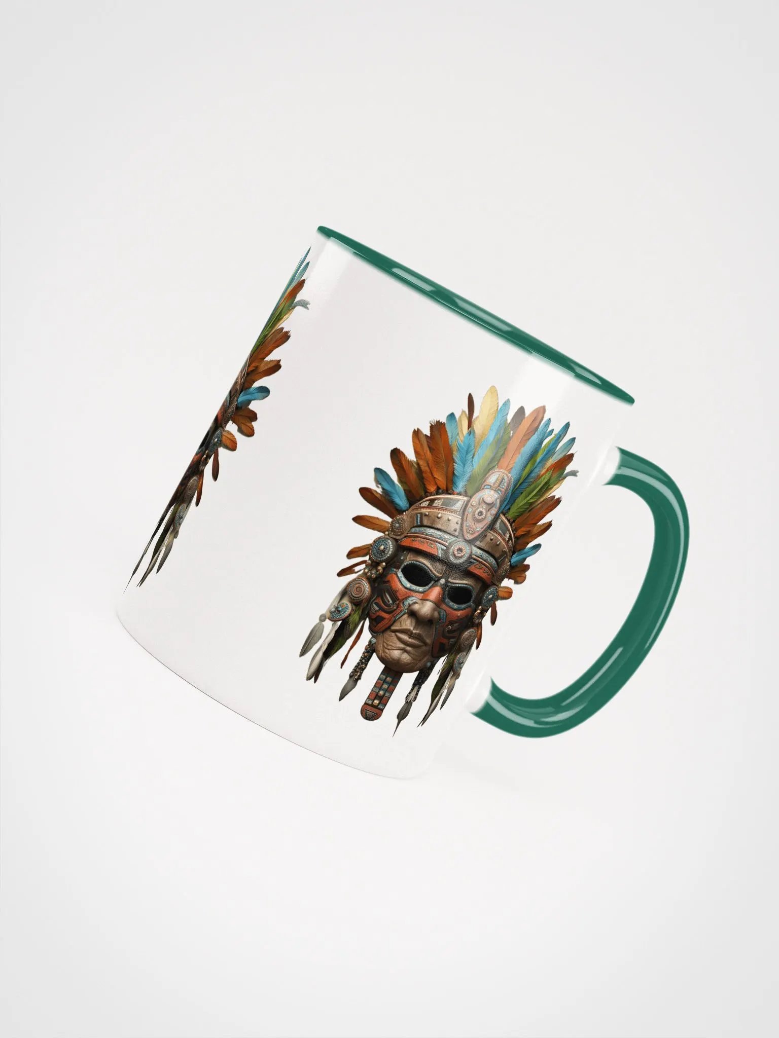 24 Xóchitl Nahui Aztec Warrior Mask Mug product image (20)