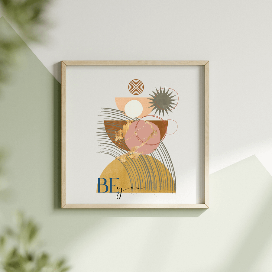 'Be You ' Abstract Print #1 product image (6)