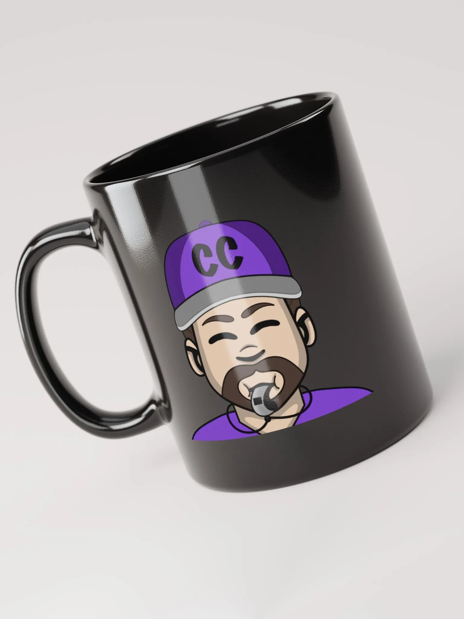WHISTLE/COACH BLACK GLOSSY MUG product image (7)