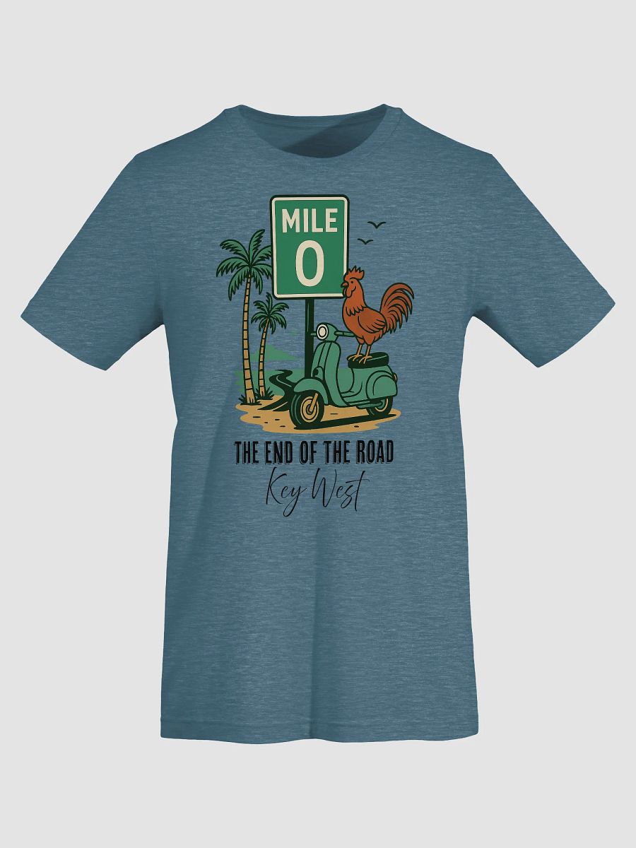 Mile Marker 0 - End of the Road Key West FLA Ultra-Soft Tee product image (7)