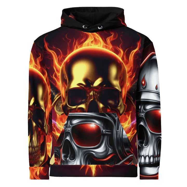 Gold and Silver All-Over Print - Unisex Hoodie #40 product image (1)