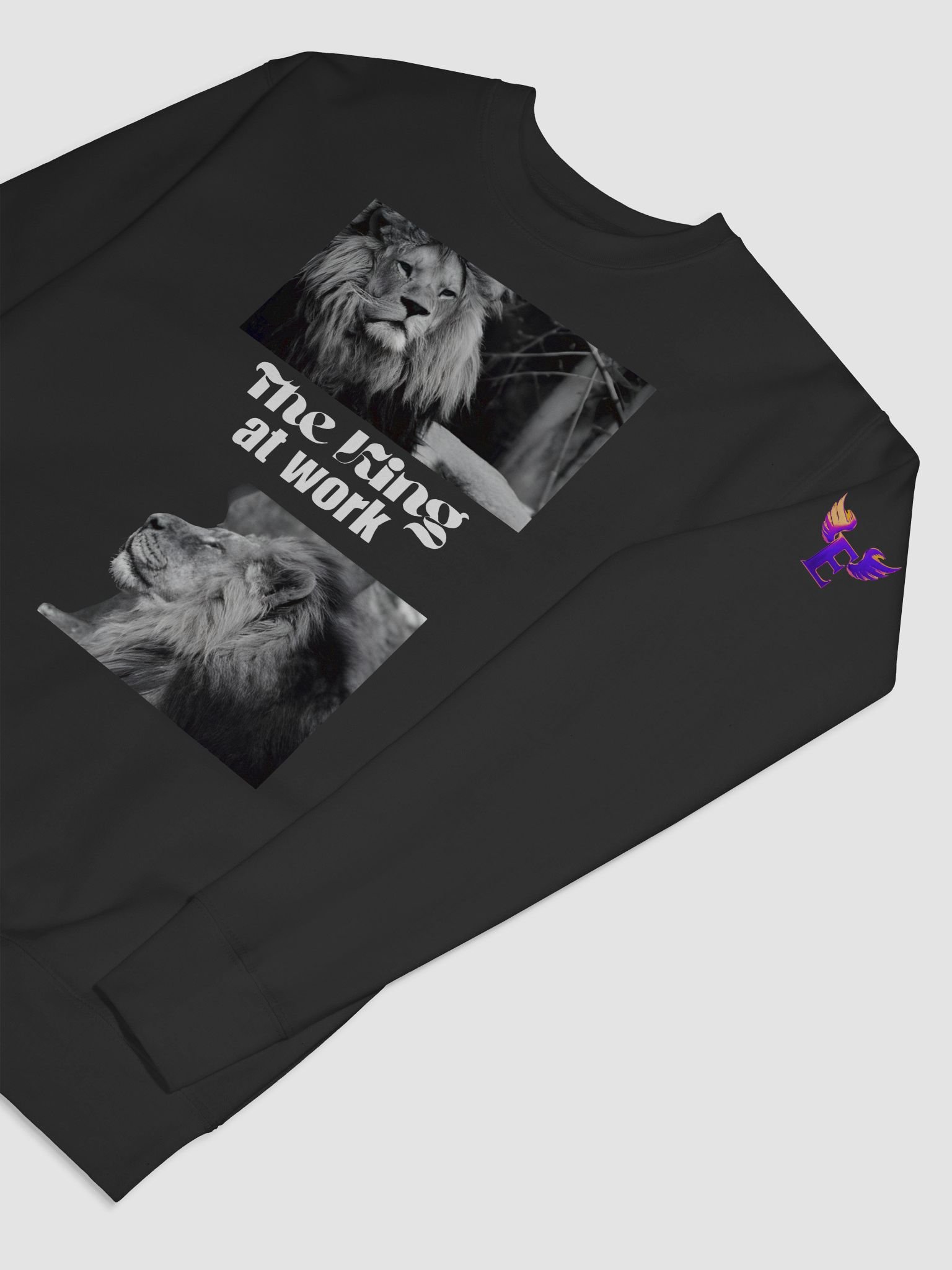 The king at work: Crew neck product image (7)