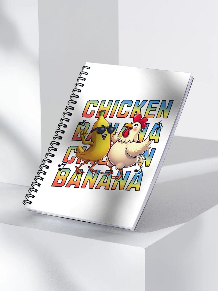 Chicken Banana Chicken Banana Funky Spiral Notebook product image (3)