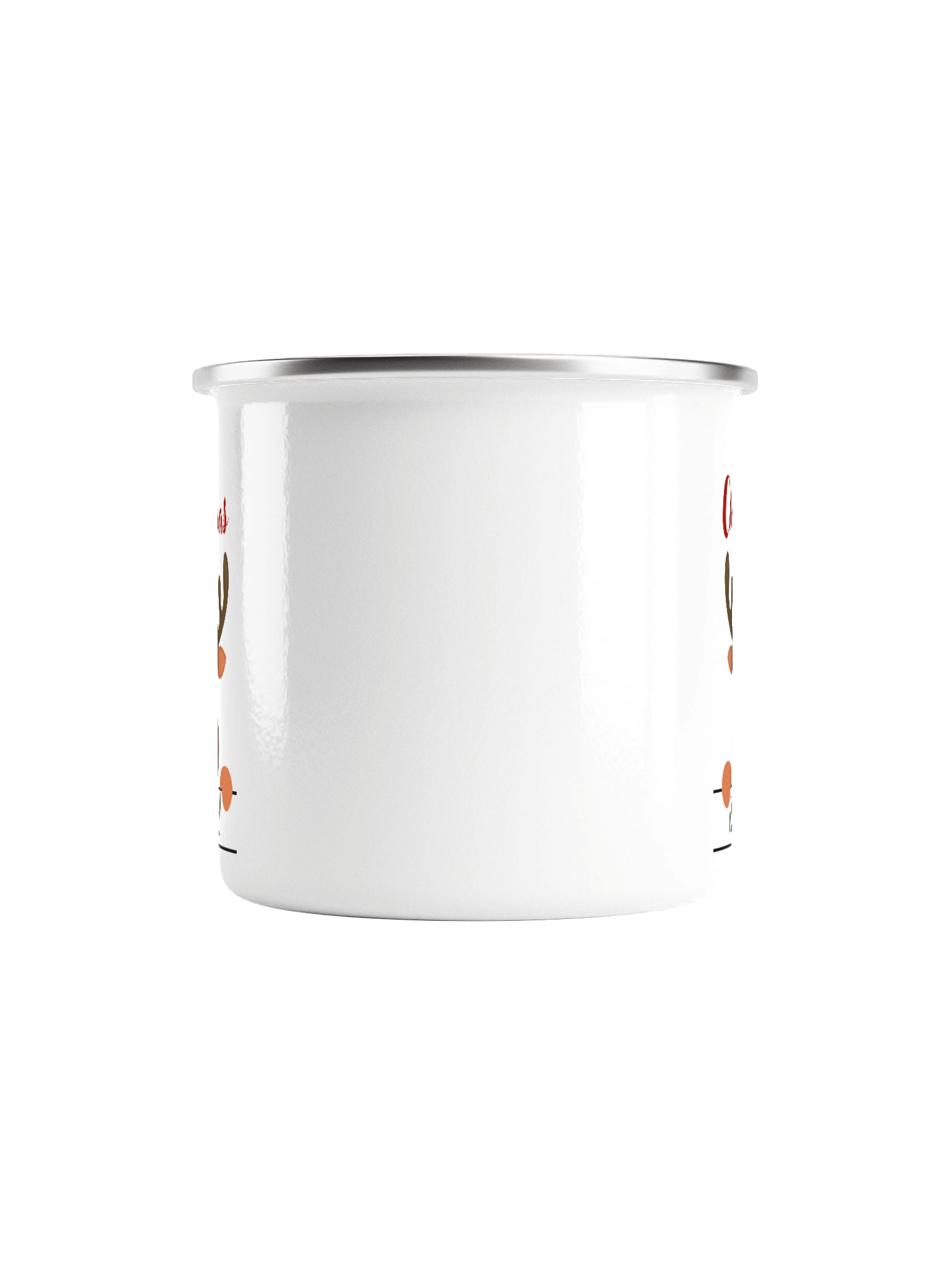 Festive Reindeer Enamel Mug product image (2)