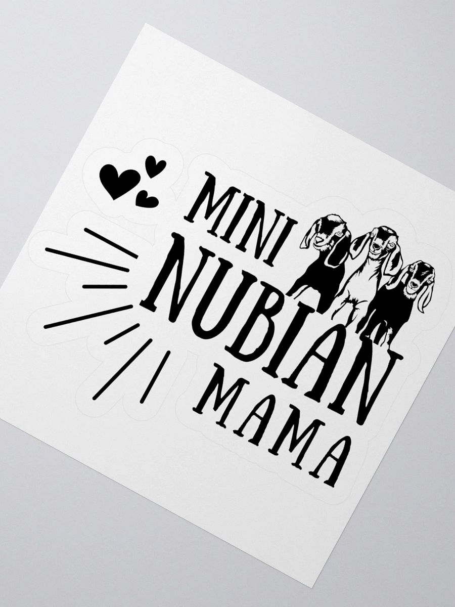 Mini Nubian Mama KISS Cut Stickers product image (10)