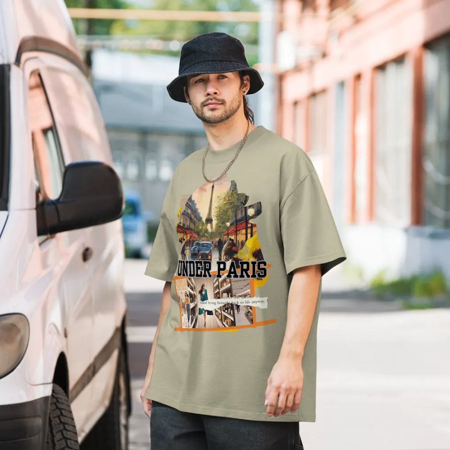 Under Paris oversized t-shirt product image (28)