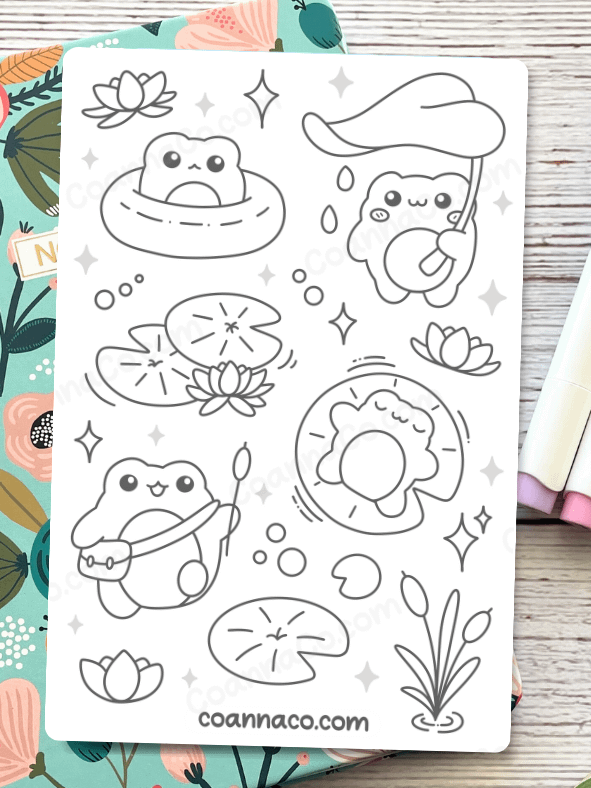 Froggies Sticker Sheet product image (1)