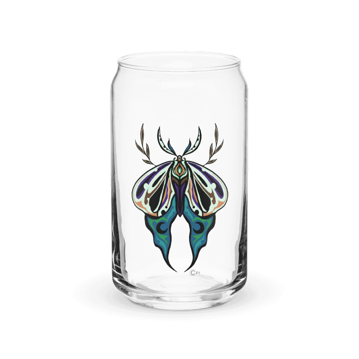Symmetrical moth glass-cup product image (1)