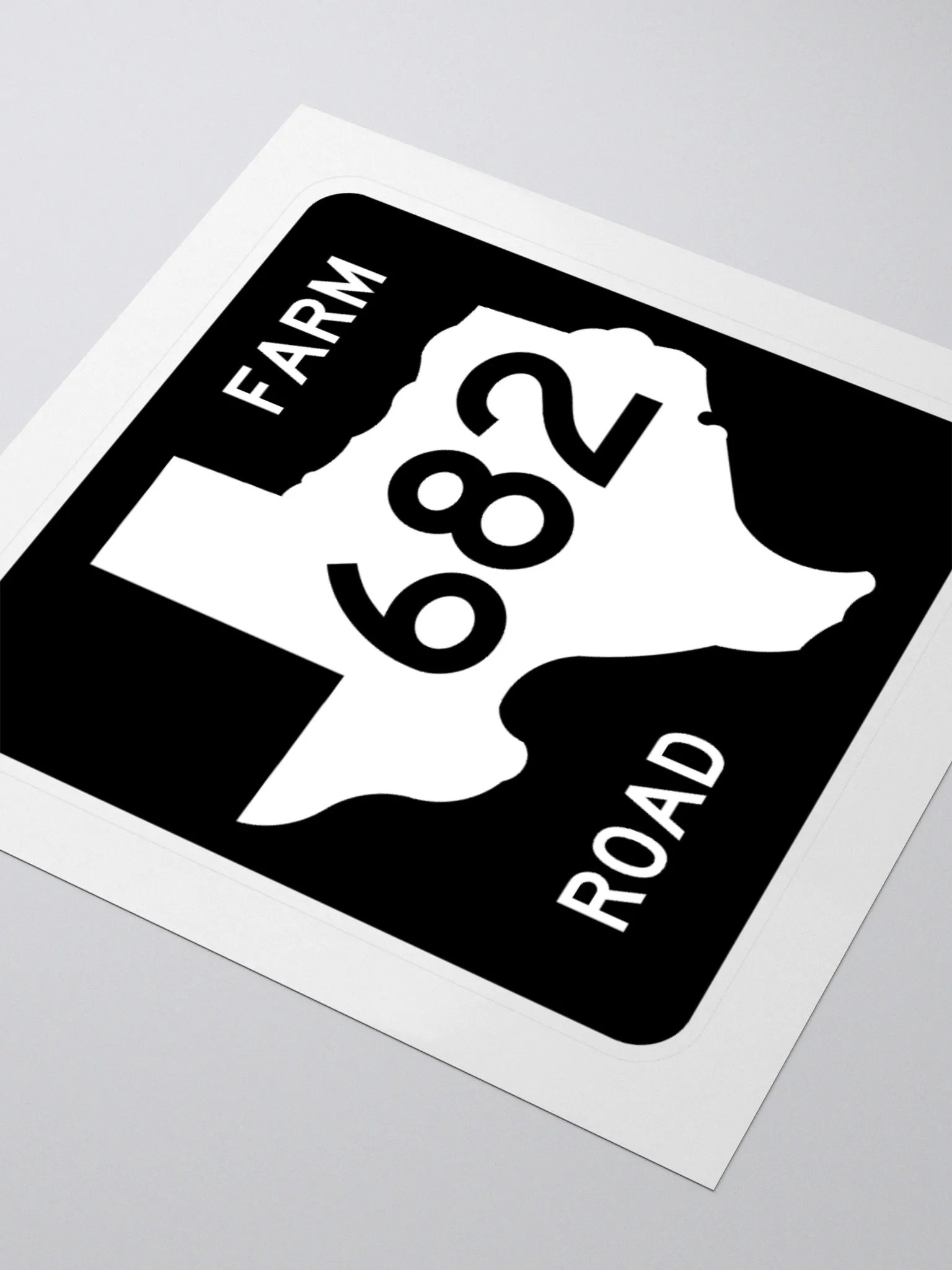 Texas Farm Road Sign FM 682 Sticker product image (3)