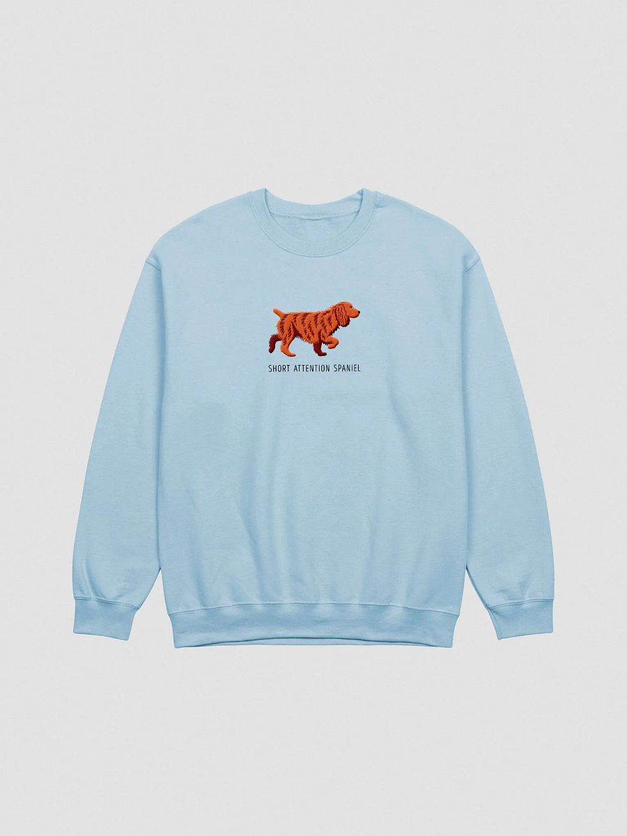 Short Attention Spaniel Sweatshirt (Embroidered) of a Cocker Spaniel product image (4)