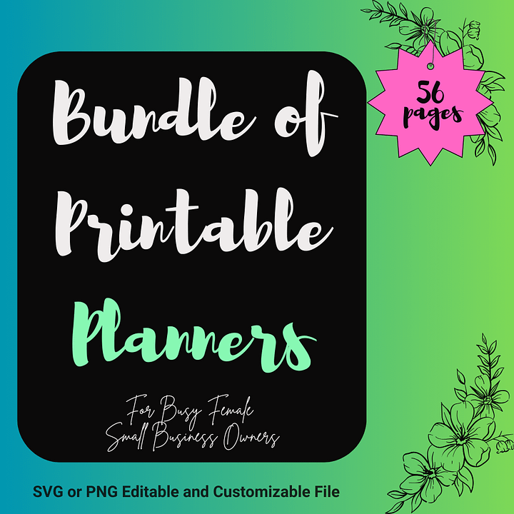 Bundle of Printable Planners product image (1)
