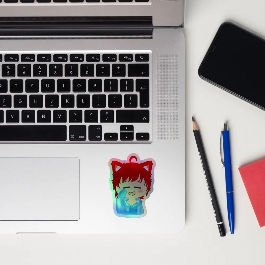 Sleepy Void Kitty - Holographic Sticker product image (10)