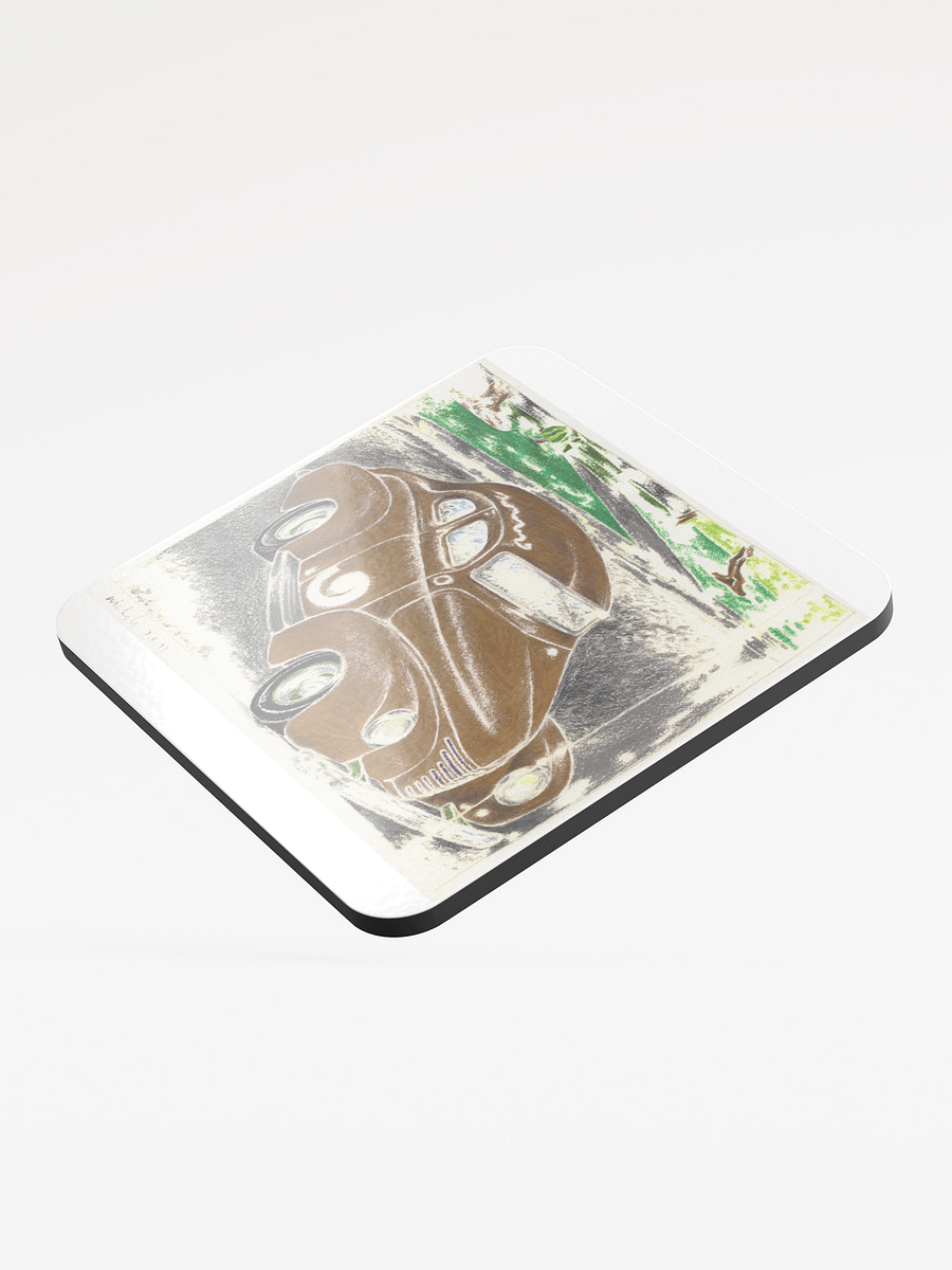 Gold Kustom Car coaster product image (3)