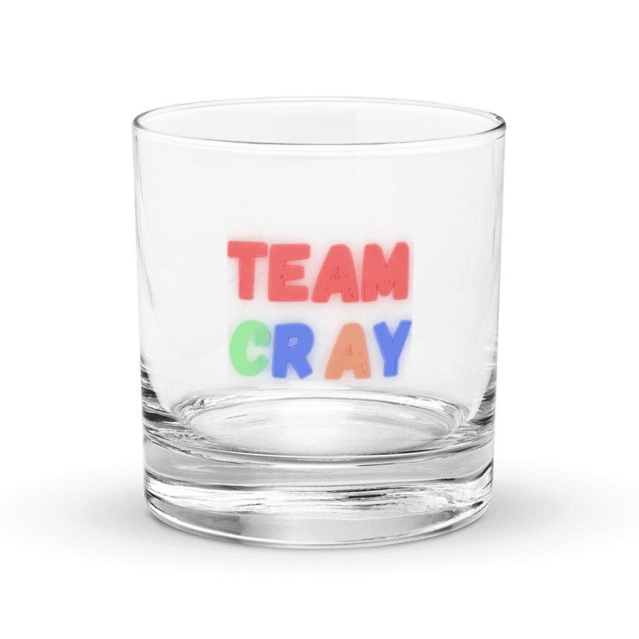 Vibrant Team Cray Rocks Glass product image (1)