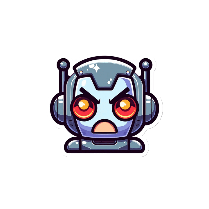 Intense Bot Head Die-Cut Magnets product image (2)