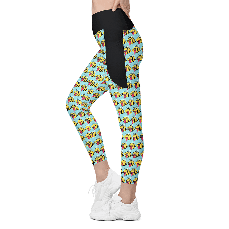 Boo-Bees Leggings w/Pockets (Blue) product image (6)