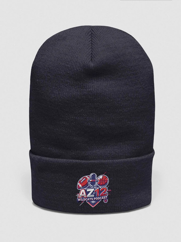 AZ12 Wildcats Podcast Embroidered Beanie product image (1)