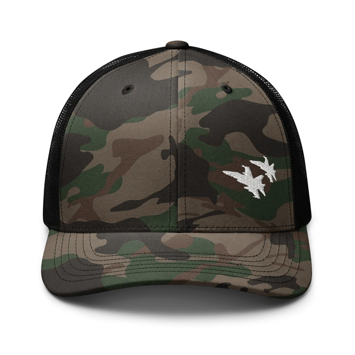 Twin Hornets Logo Hat, Camo product image (1)
