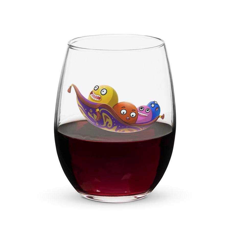 Flying Nurbs - Stemless Wine Glass product image (2)
