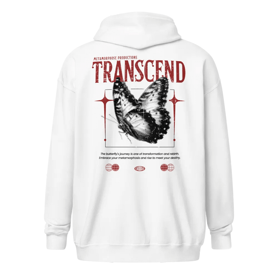 Transcend Butterfly Zip-up Hoodie product image (2)