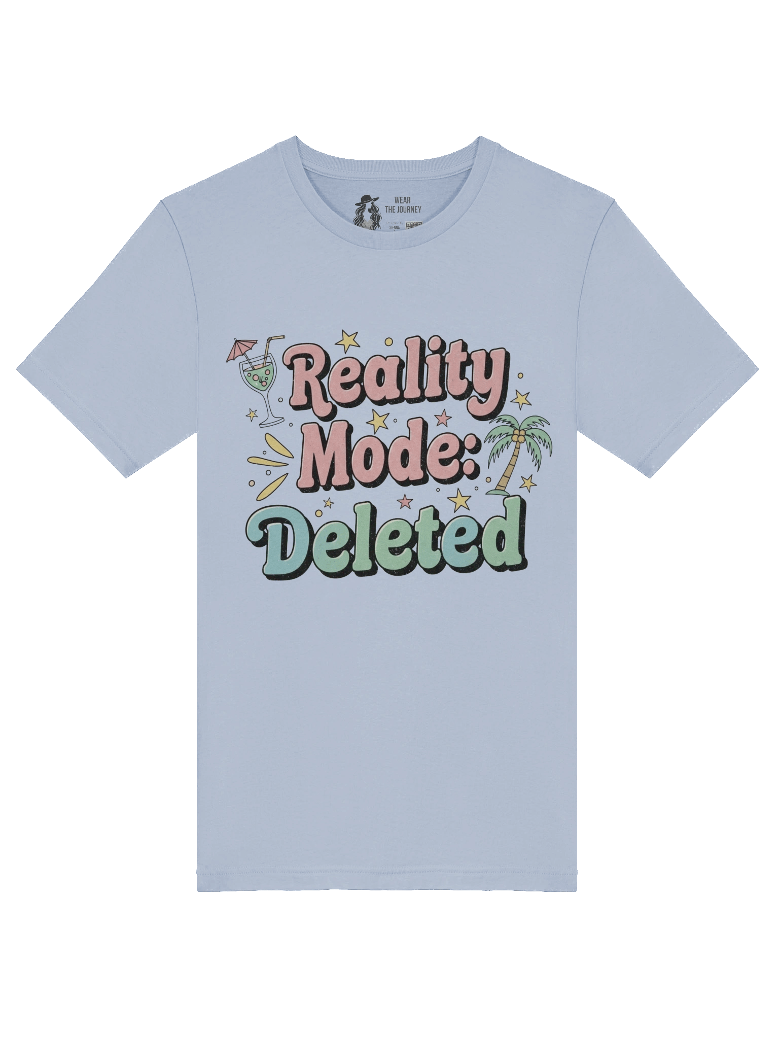 Vacation Mode T-Shirt – Tropical Reality Deleted Design product image (33)