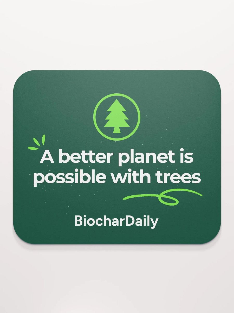 “A Better Planet” Classic Mouse Pad – BiocharDaily Edition product image (2)