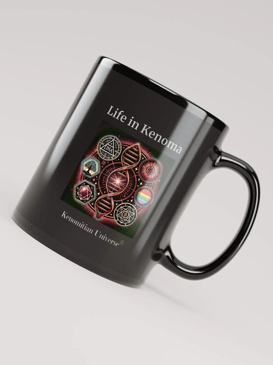 Life in Kenoma | Black Glossy Mug product image (5)