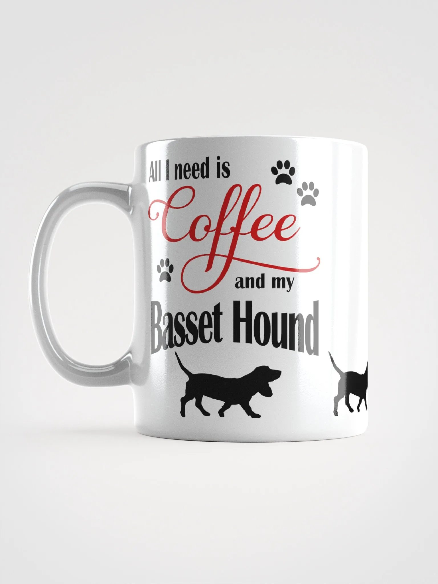 Coffee and my Basset Hound Mug product image (6)