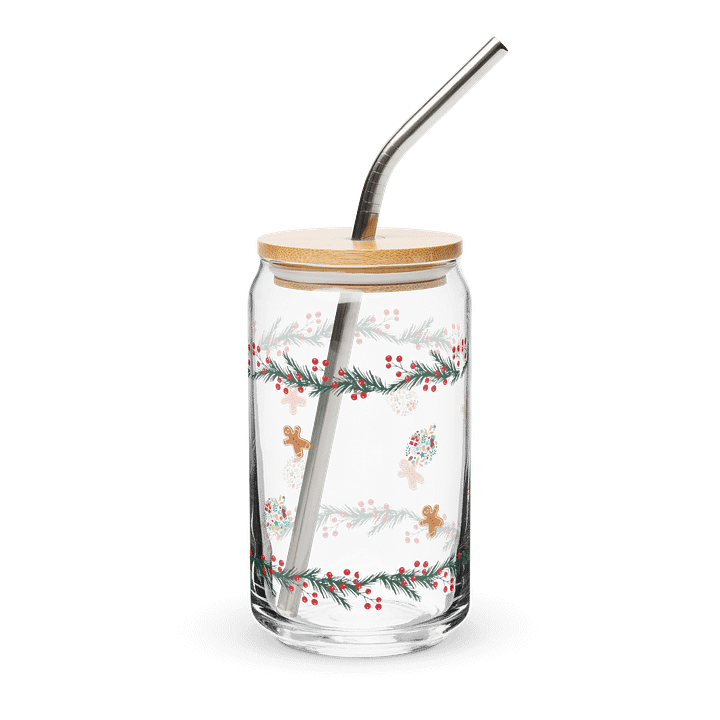 Holiday Cheers Can-Shaped Glass product image (2)