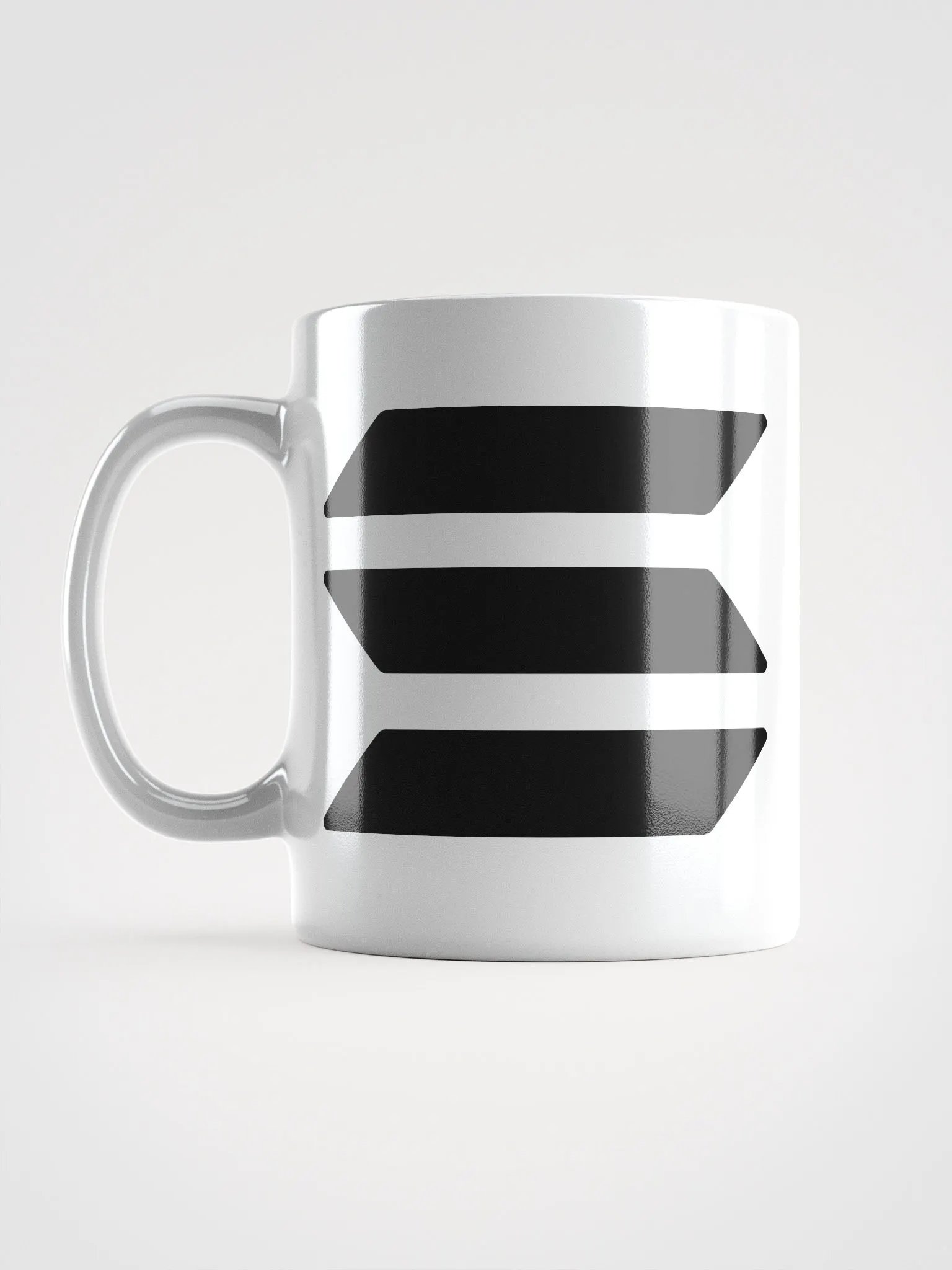 Solana Logo White Glossy Mug product image (4)