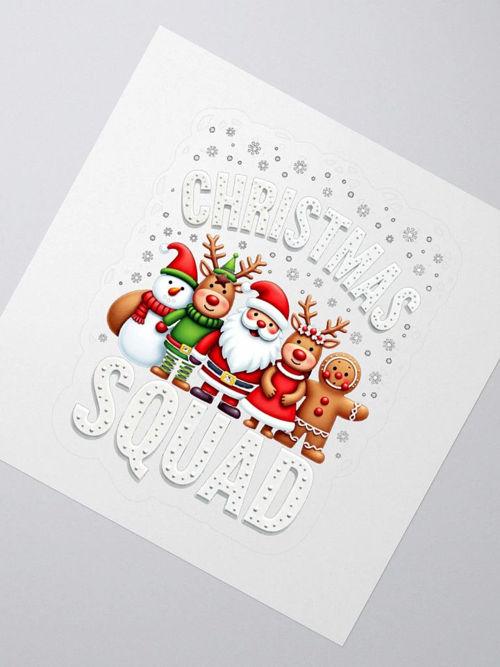 Christmas Squad Kiss Cut Stickers product image (9)