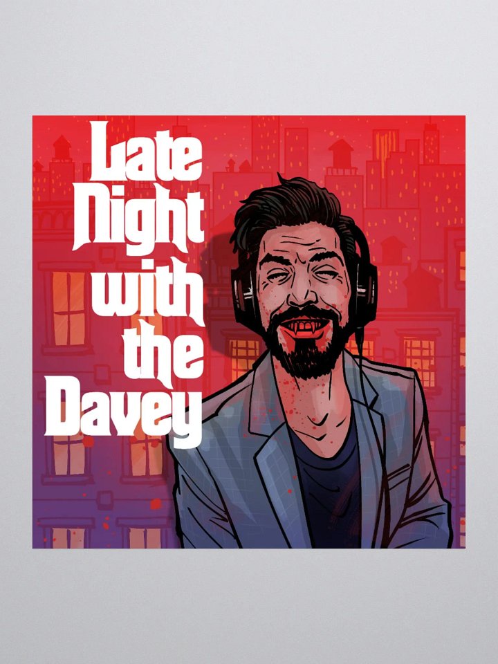 Late Night Vampire Sticker product image (1)