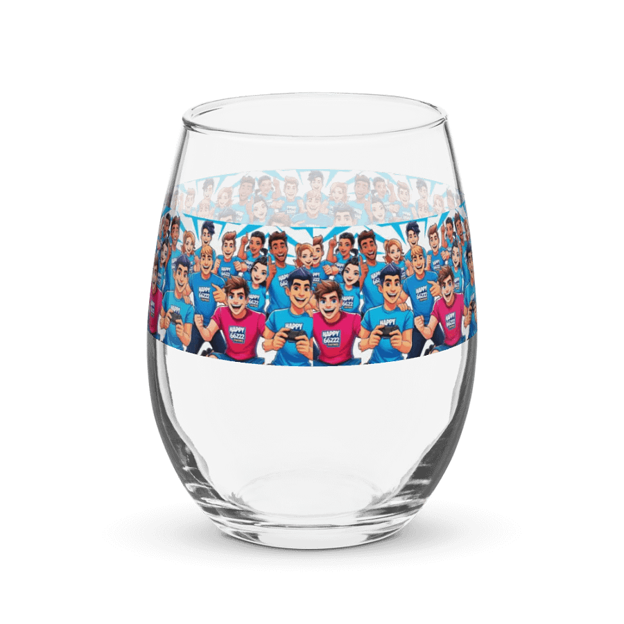 Charming Cartoon Stemless Wine Glass product image (2)