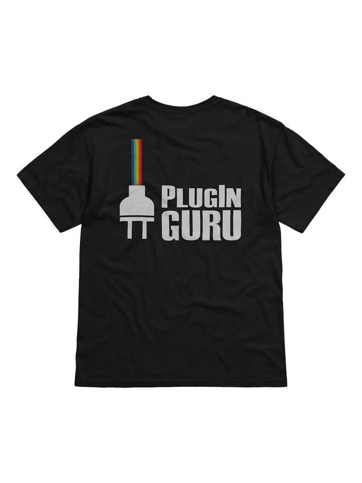 PlugInGuru T-Shirt (Small Front/Big Back Logos) product image (2)