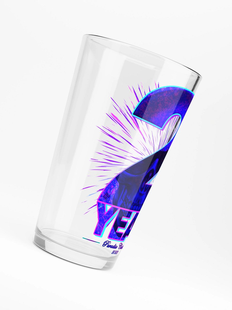 Two Year Blue Pint Glass product image (6)