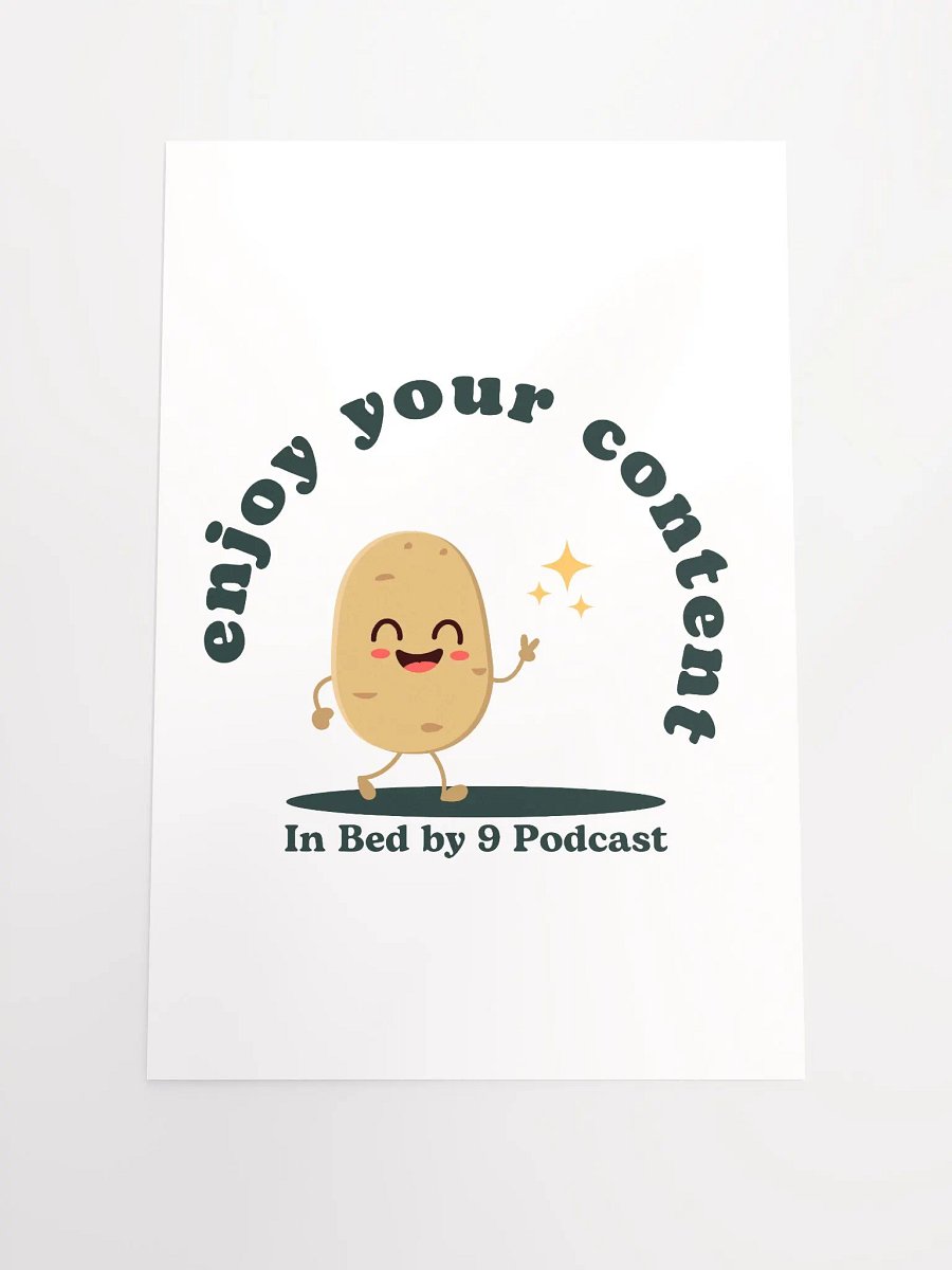 Enjoy Your Content Poster product image (3)