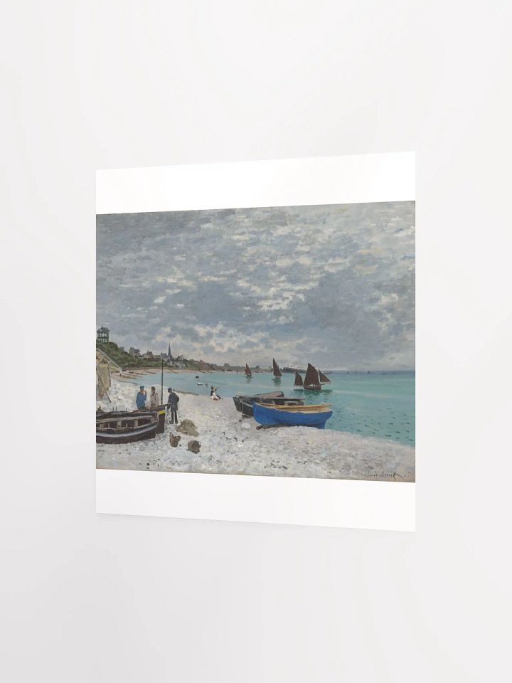 The Beach at Sainte-Adresse by Claude Monet product image (2)
