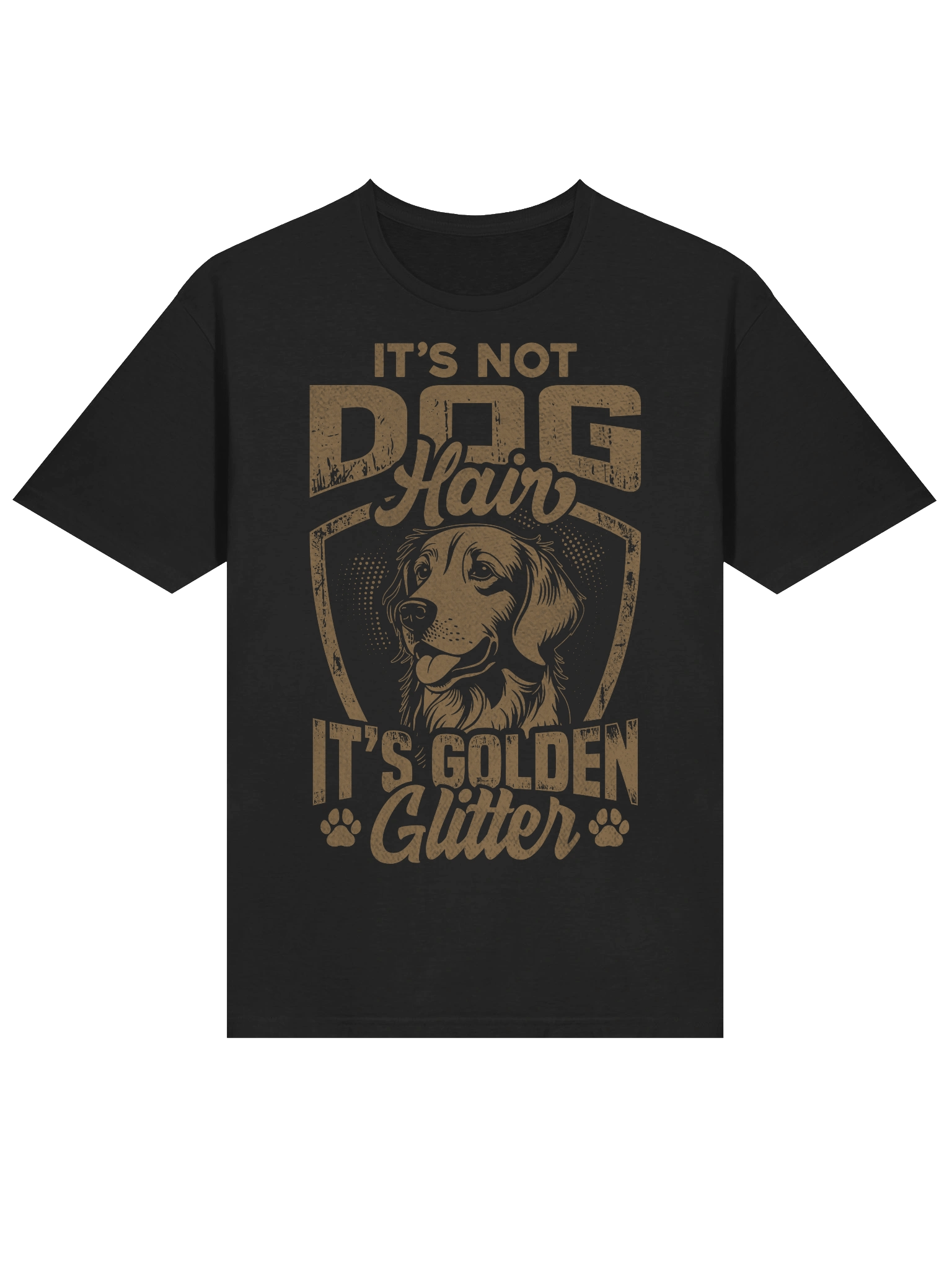 Golden Glitter Dog T-Shirt product image (13)